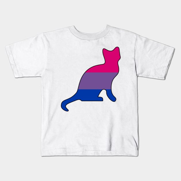 Bisexual Kitty Kids T-Shirt by NatLeBrunDesigns